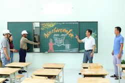 Ngôi trường mới nơi vùng biên Rờ Kơi trước ngày khai giảng