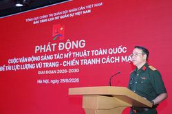 Phát động sáng tác mỹ thuật toàn quốc đề tài chiến tranh cách mạng giai đoạn 2026-2030