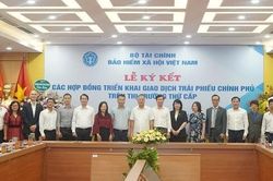 Bảo hiểm x&atilde; hội Việt Nam k&yacute; kết hợp đồng triển khai giao dịch tr&aacute;i phiếu Ch&iacute;nh phủ tr&ecirc;n thị trường thứ cấp
