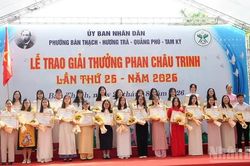 Đà Nẵng: Trao Giải thưởng Phan Châu Trinh lần thứ 25 cho 218 cá nhân tiêu biểu
