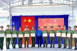Dấu ấn '3 c&ugrave;ng' của sinh vi&ecirc;n An ninh tại địa b&agrave;n cơ sở C&agrave; Mau