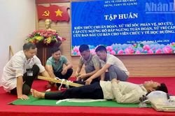 Điện Biên: Nâng cao kỹ năng cấp cứu ban đầu cho nhân viên y tế trường học