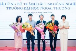 Trường đại học Ngoại thương thành lập Lab Công nghệ, thúc đẩy đào tạo, nghiên cứu liên ngành