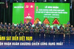 Cảnh sát biển Việt Nam đón nhận Huân chương Chiến công hạng Nhất