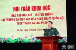 Để chương trình đào tạo ngành báo chí tại Trường Đại học Văn hóa Nghệ thuật Quân đội 'sát' với nhu cầu của nhà tuyển dụng