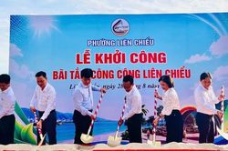 Khởi công công trình nâng cấp, cải tạo bãi tắm công cộng Liên Chiểu