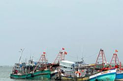 Kịp thời ngăn chặn 3 t&agrave;u c&aacute; c&oacute; nguy cơ vượt ranh giới sang v&ugrave;ng biển nước ngo&agrave;i