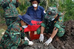An Giang quy tập thêm 1 hài cốt liệt sĩ tại xã Hòa Hưng