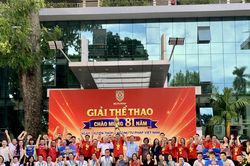 S&ocirc;i động giải thể thao mừng 81 năm ng&agrave;y truyền thống Ng&agrave;nh Tư ph&aacute;p
