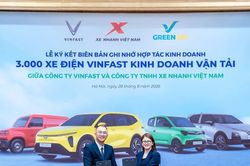 Xe nhanh Việt Nam mua 3.000 ô tô điện vinfast để vận doanh trên nền tảng Green SM Platform