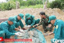 Quy tập 5 hài cốt liệt sĩ tại khu vực Gò Tràm