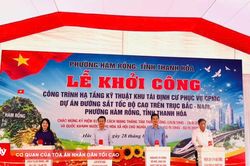 Khởi công 2 khu tái định cư dự án đường sắt tốc độ cao Bắc - Nam