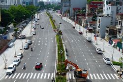 Cận cảnh Vành đai 1 Hà Nội thông xe dịp 2/9