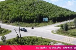 Nút giao tiềm ẩn nguy cơ tai nạn ở Kỳ Xuân