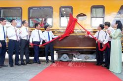 Khai trương đoàn tàu 'Phong Nha - Cố đô Huế: Hành trình Di sản thế giới'