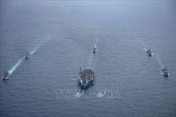 Mỹ điều nhóm tác chiến tàu sân bay tới Trung Đông