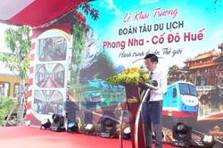 Khai trương đoàn tàu 'Phong Nha – Cố đô Huế: Hành trình Di sản