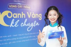 Thuyết trình về lời ru, nữ sinh Quảng Trị vào thẳng Chung kết 'Oanh Vàng kể chuyện'