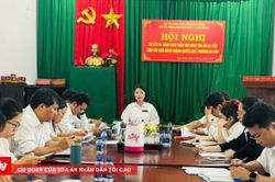 TAND khu vực 8 - Lâm Đồng tăng tốc trong cao điểm '90 ngày đêm giải quyết đơn, án'