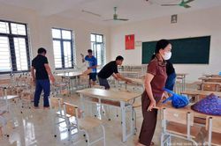 Gấp rút chuẩn bị đón học sinh về trường nội trú mới