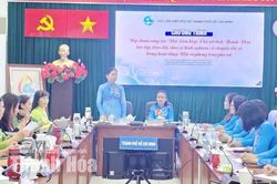 Hội LHPN tỉnh Thanh H&oacute;a học tập kinh nghiệm chuyển đổi số tại TP Hồ Ch&iacute; Minh