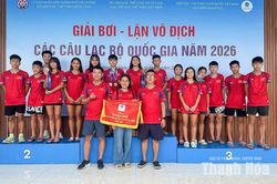 Thanh Hóa xếp nhì toàn đoàn tại Giải lặn vô địch các CLB quốc gia 2026