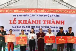 X&atilde; Quế Sơn ho&agrave;n th&agrave;nh x&oacute;a nh&agrave; tạm cho con đẻ người hoạt động kh&aacute;ng chiến bị nhiễm chất độc h&oacute;a học