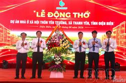 Động thổ Dự án Nhà ở xã hội tại thôn Yên Trường, xã Thanh Yên
