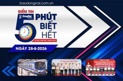 Điểm tin ‘5 phút biết hết’ sáng 28-8: Xây dựng công trình cấp bách đối với Dự án Kéo dài metro Bến Thành - Suối Tiên đến Sân bay Long Thành