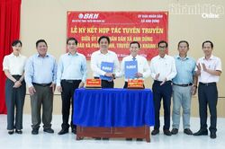Tăng cường phối hợp tuyên truyền giữa xã Anh Dũng với Báo và Phát thanh, Truyền hình Khánh Hòa