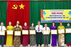 X&atilde; Kh&aacute;nh Vĩnh triển khai nhiệm vụ năm học 2026 - 2027