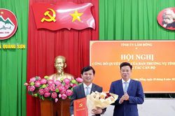 Đồng chí Châu Ngọc Lương giữ chức Bí thư Đảng ủy xã Quảng Sơn