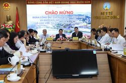 Cục Khoa học c&ocirc;ng nghệ v&agrave; Đ&agrave;o tạo - Bộ Y tế l&agrave;m việc với Sở Y tế L&acirc;m Đồng