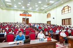 Hội nghị trực tuyến toàn quốc tập huấn phần mềm Hệ thống báo cáo tổng hợp phân tích dự báo