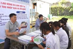 Ngày hội việc làm, tư vấn hướng nghiệp xã Pắc Ngà