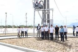 Bàn giao hạ tầng kỹ thuật khu tái định cư Phú Gia