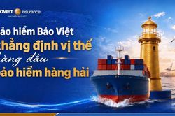 Bảo hiểm Bảo Việt đứng đầu 26 doanh nghiệp bảo hiểm uy tín trong lĩnh vực hàng hải