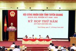 HĐND tỉnh Tuyên Quang xem xét thông qua 11 nghị quyết