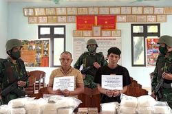 Ém 28,5 kg ma tuý trên xe bán tải