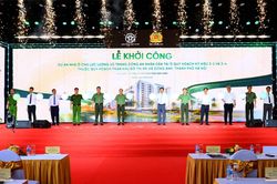 Khởi công dự án nhà ở cho lực lượng Công an nhân dân