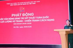 Nâng cao chất lượng sáng tác về lực lượng vũ trang