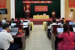 Kỳ họp thứ 3 chuyên đề HĐND xã Hòa An khóa II