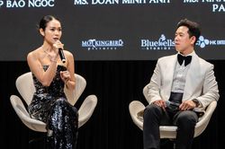 Kiều Minh Tuấn và Diệp Bảo Ngọc lại bị 'đẩy thuyền' sau một khoảnh khắc trên thảm đỏ