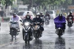 Thời tiết ngày 28/8: Bắc bộ mưa dông, Trung bộ nắng nóng