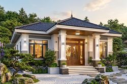 Chi phí xây nhà mái Nhật 1 tầng 150m² khoảng bao nhiêu?