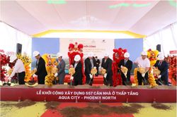 Khởi công hơn 500 căn nhà thấp tầng tại Aqua City