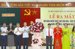 Xã Thanh Oai ra mắt mô hình điểm thiết chế văn hóa - khu thể thao