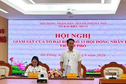 Tổ công tác số 13 HĐNĐ thành phố Hà Nội làm việc về các dự án năm 2026