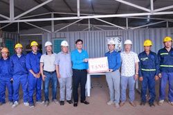 Công đoàn Thủ đô tiếp sức công nhân bám công trường dịp Quốc khánh