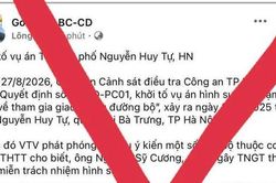 Xử phạt trường hợp đăng tải văn bản giả mạo quyết định khởi tố của Cơ quan điều tra